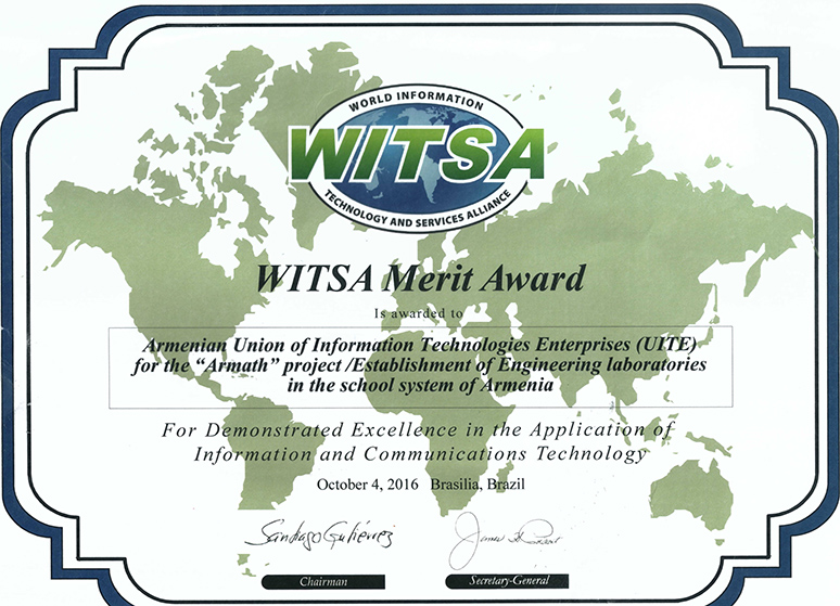 Armath WITSA Merit Award